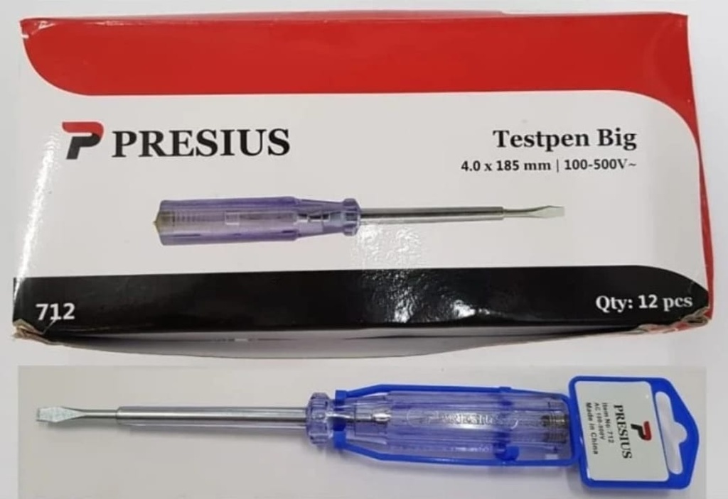 OBENG TESPEN PRESIUS BESAR 4X185MM 100-500V