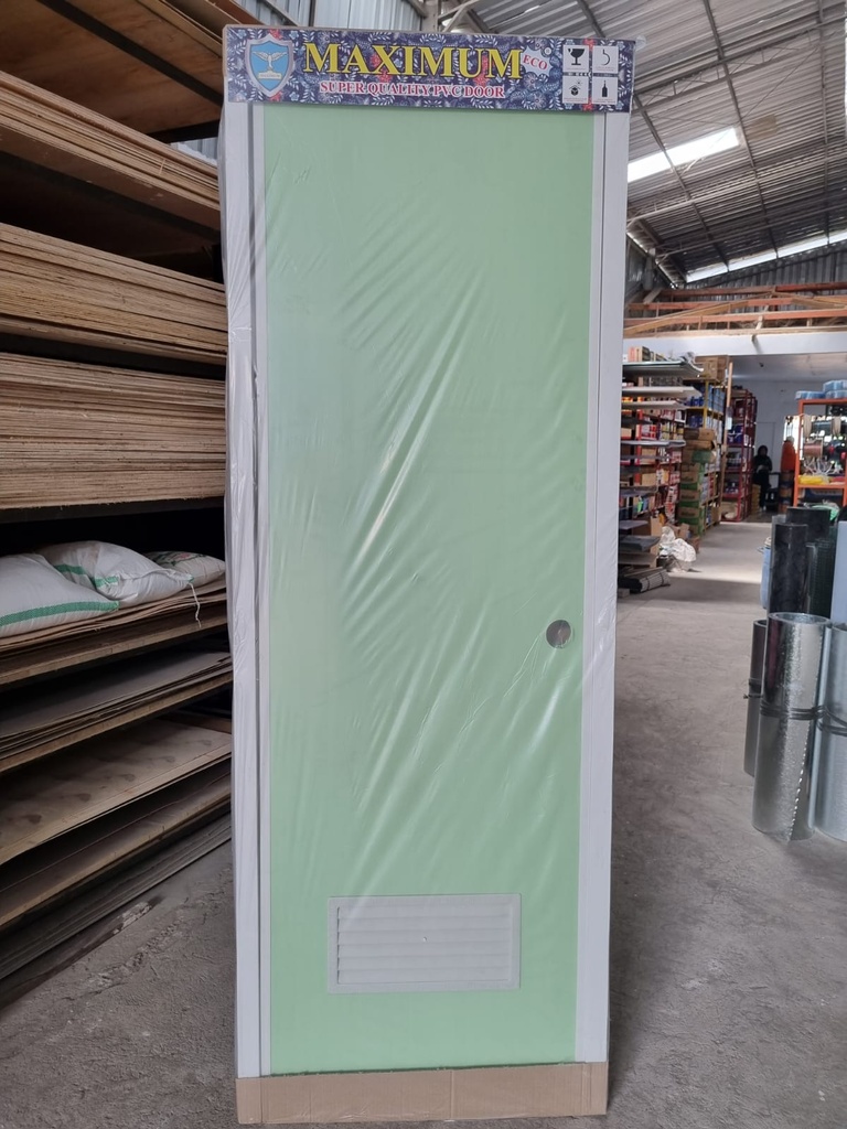 PINTU PVC A MAXIMUM HIJAU 70x195