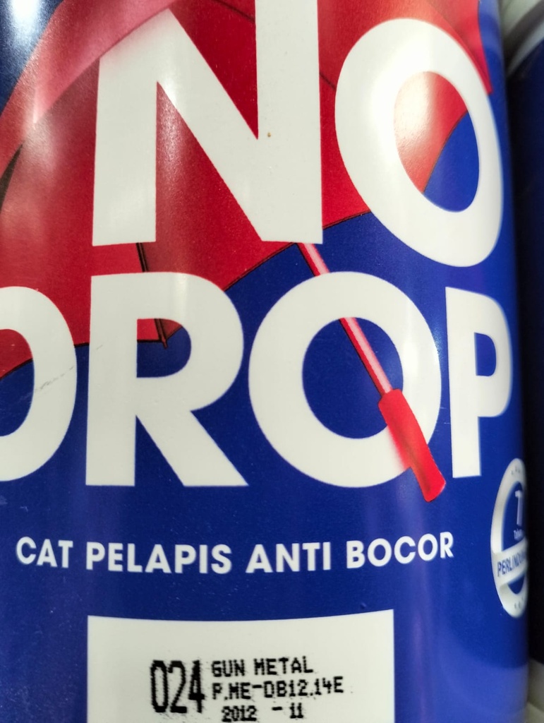 NO DROP 024G GUN METAL - GALON (AA)