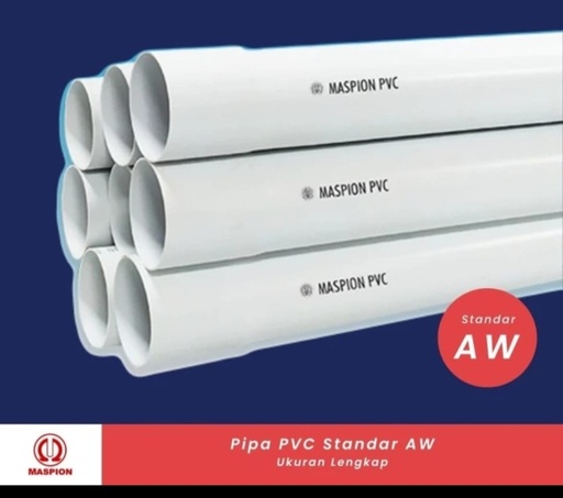 [806061956] PIPA PVC AW 3/4 DIM MASPION PUTIH