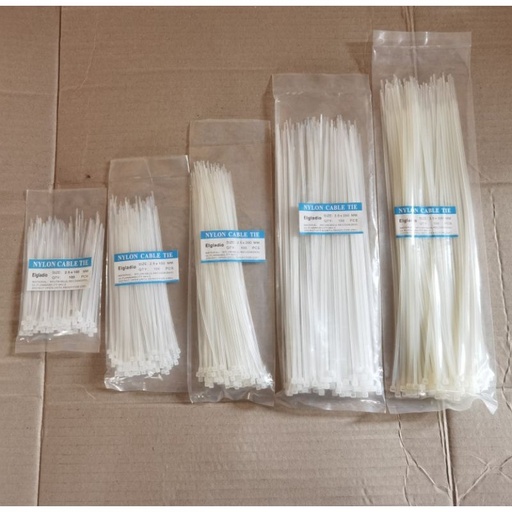 [2109023 (AA)] KABEL TIES 30 / TALI KABEL 30CM PUTIH RUSH (AA)