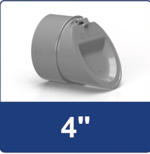 [2307013] BACK FLOW VALVE RUCIKA 4 INCH